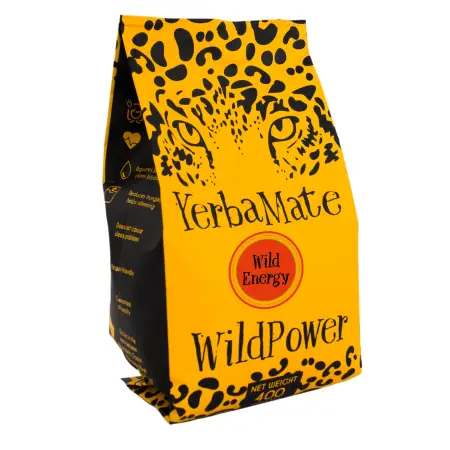 Pyszna yerba mate Wild Energy z ananasem pakowana 400g